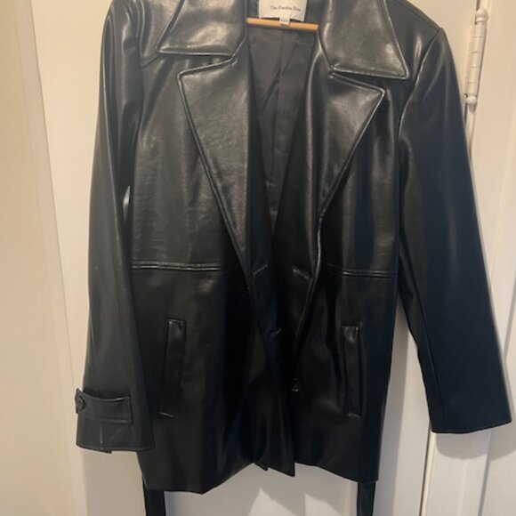 The Frankie Shop Sawyer Jacket Belted Trench Coat Size XS/S - Picture 5 of 8